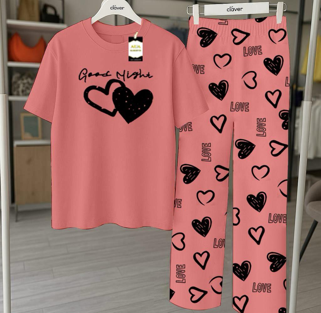 Lounge Wear With Printed Trouser - 02