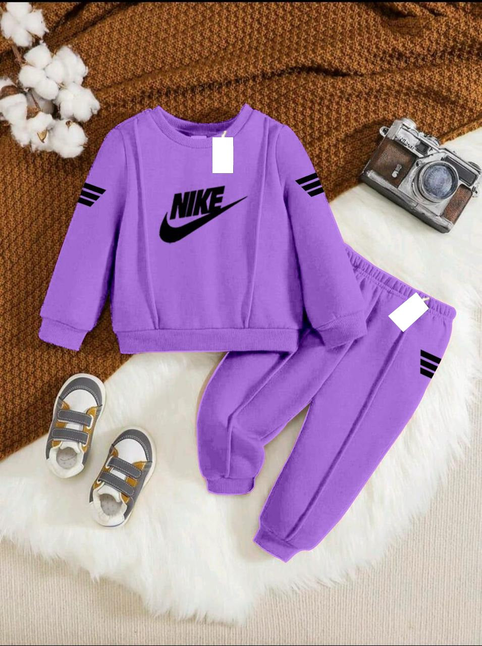 purple (Nike) Kids Tracksuit For Winter By SH Moon Wear -02